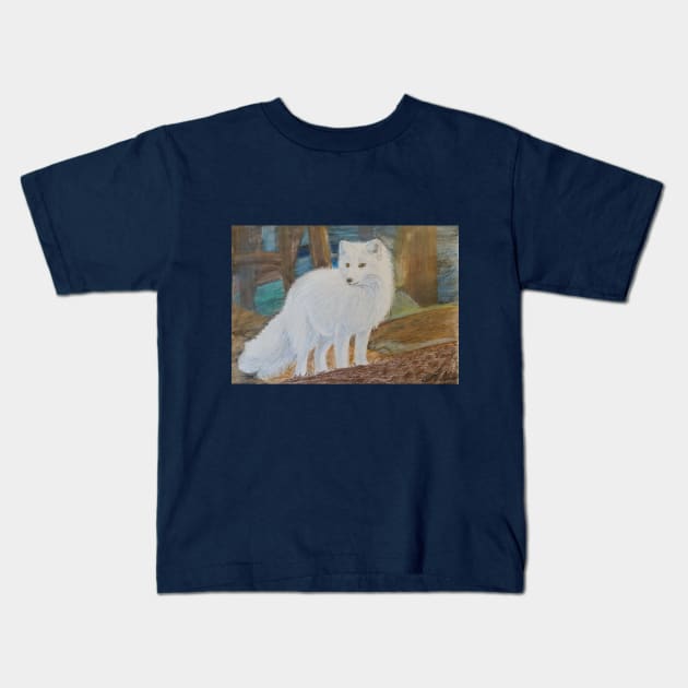 polar fox Kids T-Shirt by An.D.L.